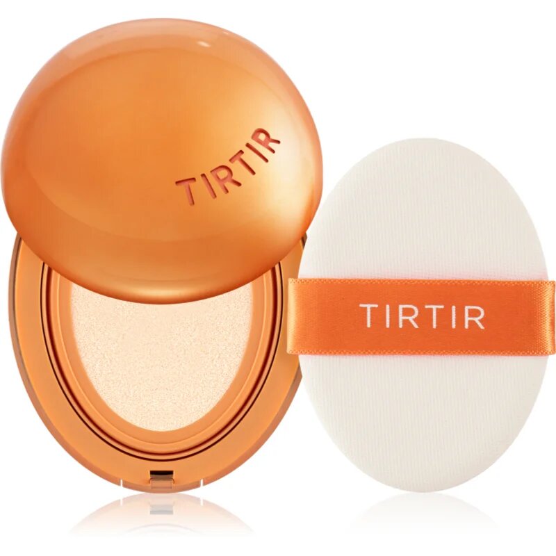 TIRTIR Mask Fit AI Filter Cushion dlouhotrvající make-up v houbičce s matným efektem odstín 15C Fair Porcelain 18 g