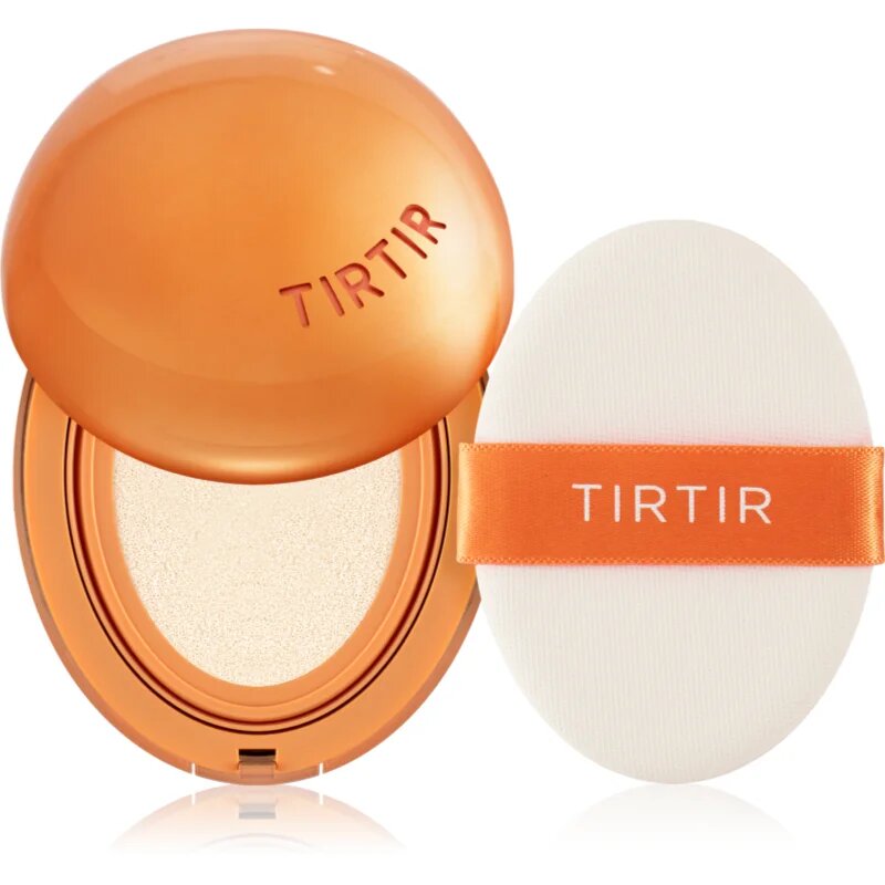 TIRTIR Mask Fit AI Filter Cushion Mini dlouhotrvající make-up v houbičce s matným efektem odstín 13N Fair Ivory 4.5 g