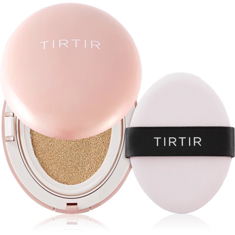 TIRTIR Mask Fit All Cover Cushion Mini matující make-up v houbičce odstín 24W Soft Beige 4.5 g