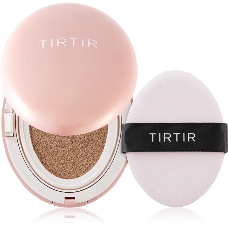 TIRTIR Mask Fit All Cover Cushion Mini matující make-up v houbičce odstín 35N Walnut 4.5 g
