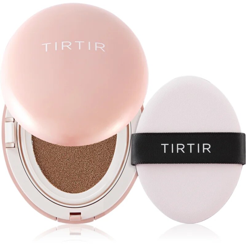 TIRTIR Mask Fit All Cover Cushion Mini matující make-up v houbičce odstín 43N Deep Cocoa 4.5 g