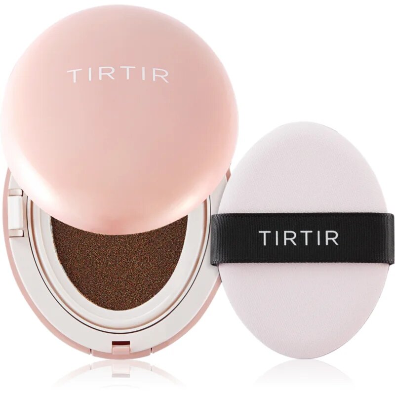 TIRTIR Mask Fit All Cover Cushion Mini matující make-up v houbičce odstín 51N Fudge 4.5 g