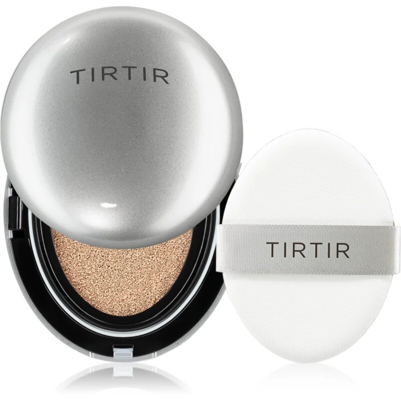 TIRTIR Mask Fit Aura Cushion hydratační make-up v houbičce pro rozjasnění pleti odstín 24N Latte 18 g