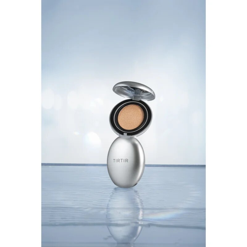 TIRTIR Mask Fit Aura Cushion hydratační make-up v houbičce pro rozjasnění pleti odstín 24N Latte 18 g