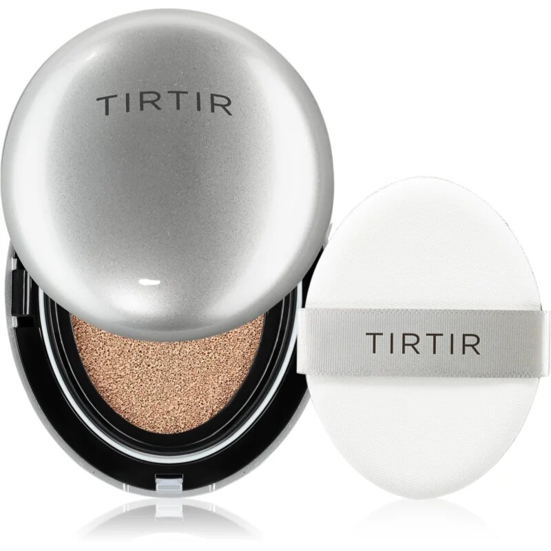 TIRTIR Mask Fit Aura Cushion hydratační make-up v houbičce pro rozjasnění pleti odstín 35N Walnut 18 g