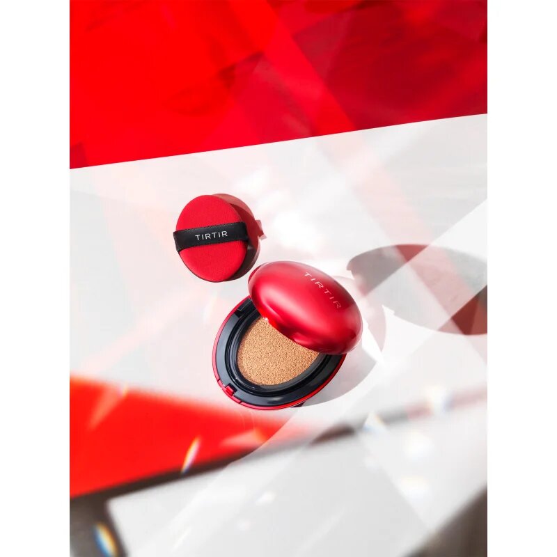 TIRTIR Mask Fit Red Cushion Mini dlouhotrvající make-up v houbičce odstín 13W Cream 4.5 g