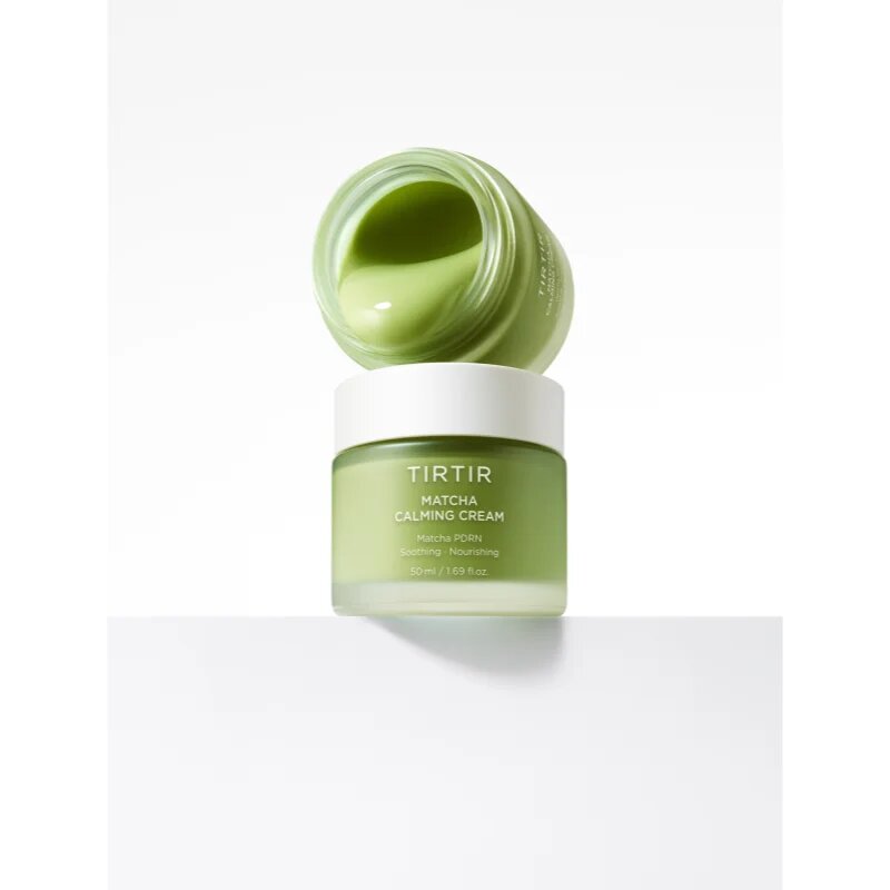 TIRTIR Matcha Calming Cream výživný zklidňující krém pro obnovu kožní bariéry 50 ml