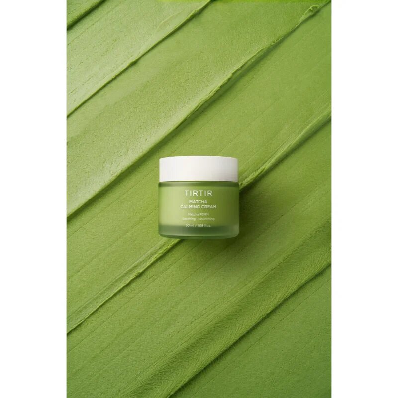 TIRTIR Matcha Calming Cream výživný zklidňující krém pro obnovu kožní bariéry 50 ml