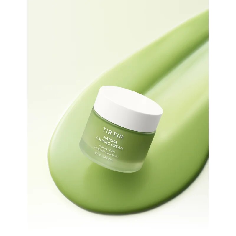 TIRTIR Matcha Calming Cream výživný zklidňující krém pro obnovu kožní bariéry 50 ml