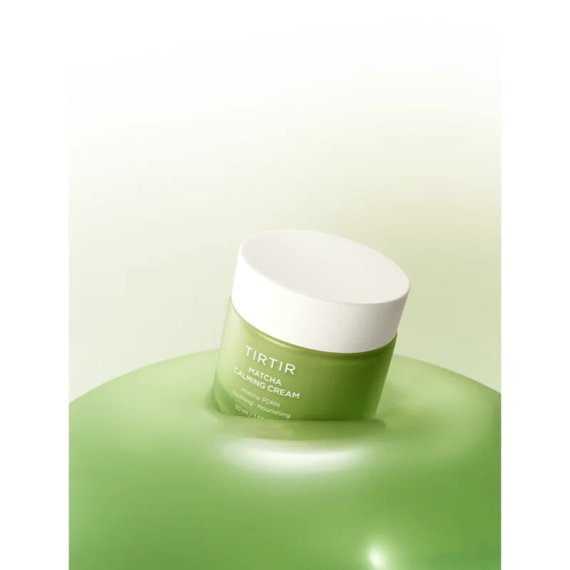 TIRTIR Matcha Calming Cream výživný zklidňující krém pro obnovu kožní bariéry 50 ml