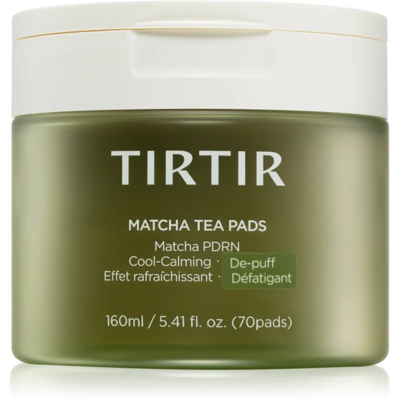 TIRTIR Matcha Tea Pads zklidňující polštářky s chladivým účinkem 70 ks