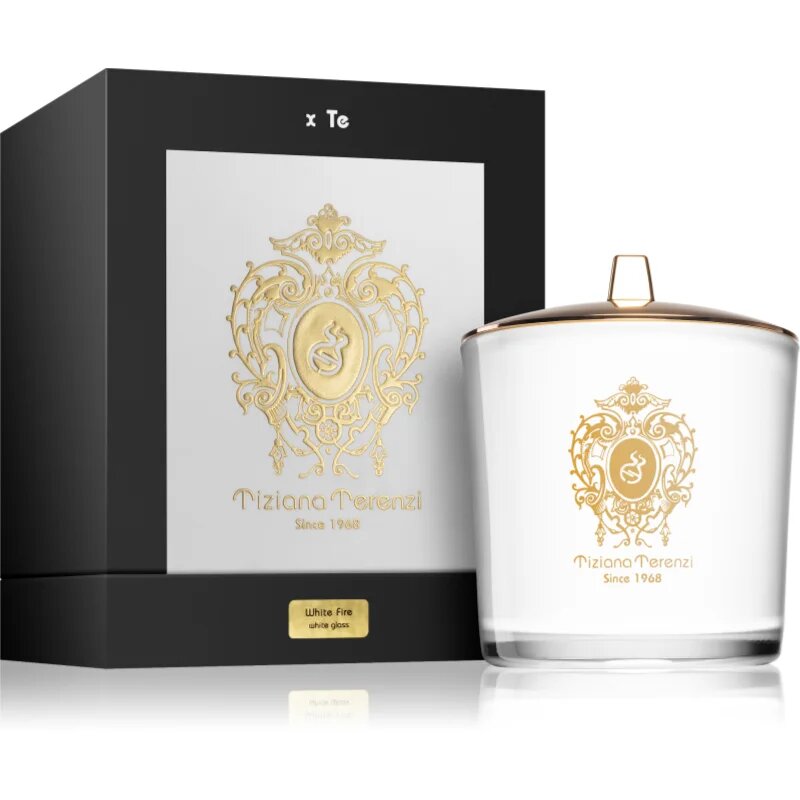 Tiziana Terenzi White Fire vonná svíčka s dřevěným knotem 500 g