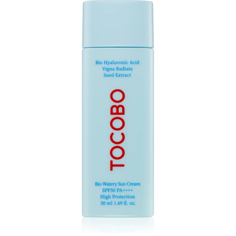 TOCOBO Bio Watery Sun Cream lehký hydratační gelový krém SPF 50+ 50 ml