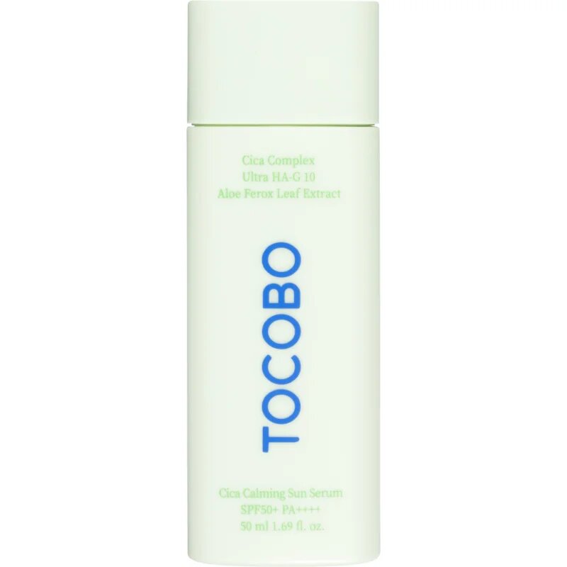 TOCOBO Cica Calming Sun Serum ochranné sérum se zklidňujícím účinkem SPF 50+ 50 ml