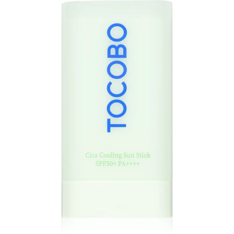 TOCOBO Cica Cooling Sun Stick ochranná hydratační tyčinka se zklidňujícím účinkem SPF 50+ 18 g