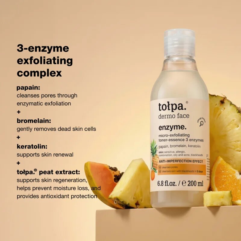 Tołpa Dermo Face Enzyme čisticí emulze s peelingovým efektem 200 ml