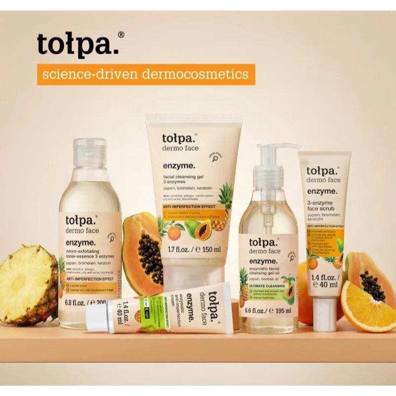Tołpa Dermo Face Enzyme čisticí emulze s peelingovým efektem 200 ml