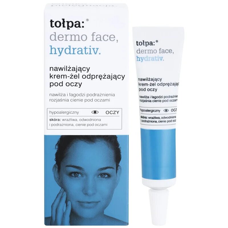 Tołpa Dermo Face Hydrativ oční gelový krém proti kruhům pod očima 10 ml