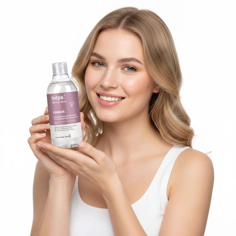 Tołpa Dermo Face Rosacal micelární čisticí voda na obličej a oči 400 ml
