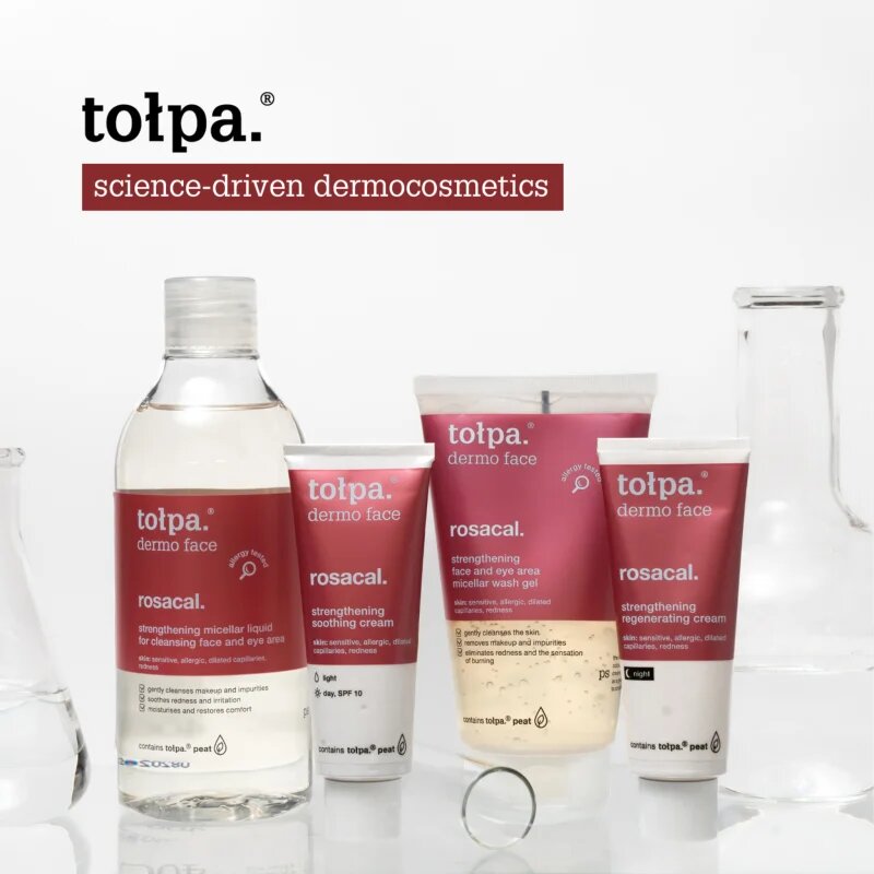 Tołpa Dermo Face Rosacal noční regenerační krém pro citlivou pleť se sklonem ke zčervenání 40 ml