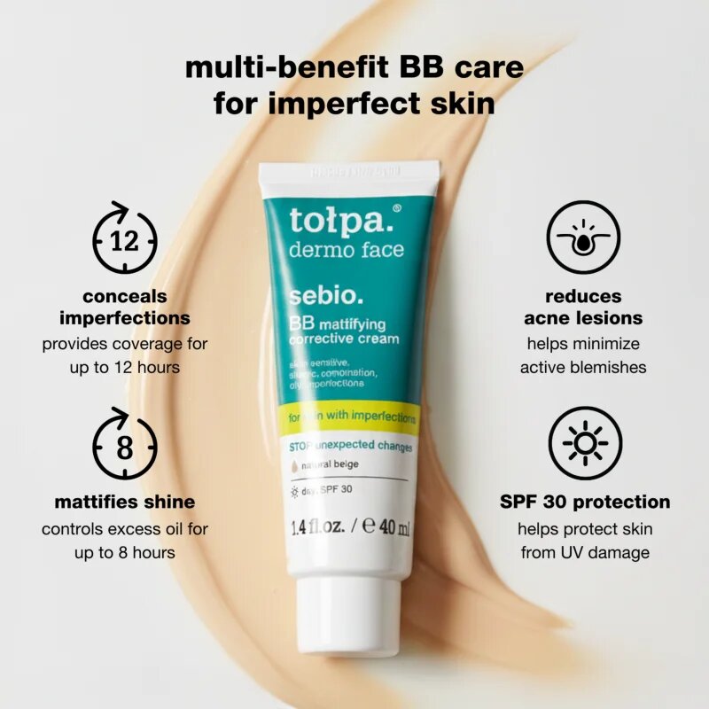 Tołpa Dermo Face Sebio matující BB krém 40 ml