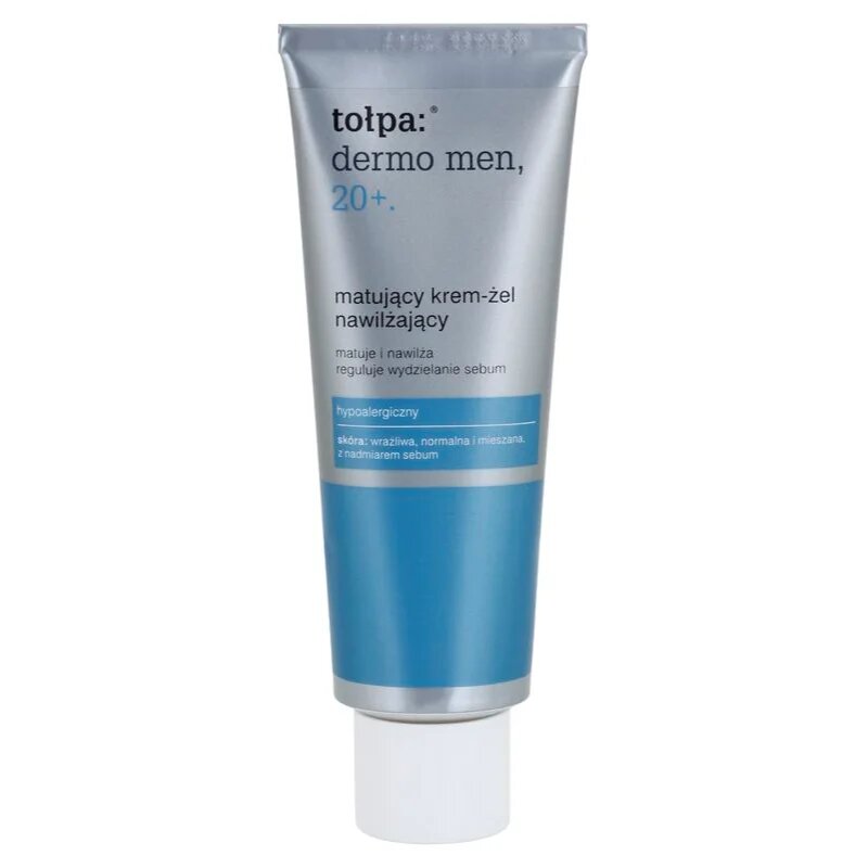 Tołpa Dermo Men 20+ matující gelový krém s hydratačním účinkem 40 ml