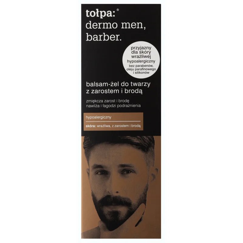 Tołpa Dermo Men Barber zjemňující balzám-gel pro muže s vousy 75 ml