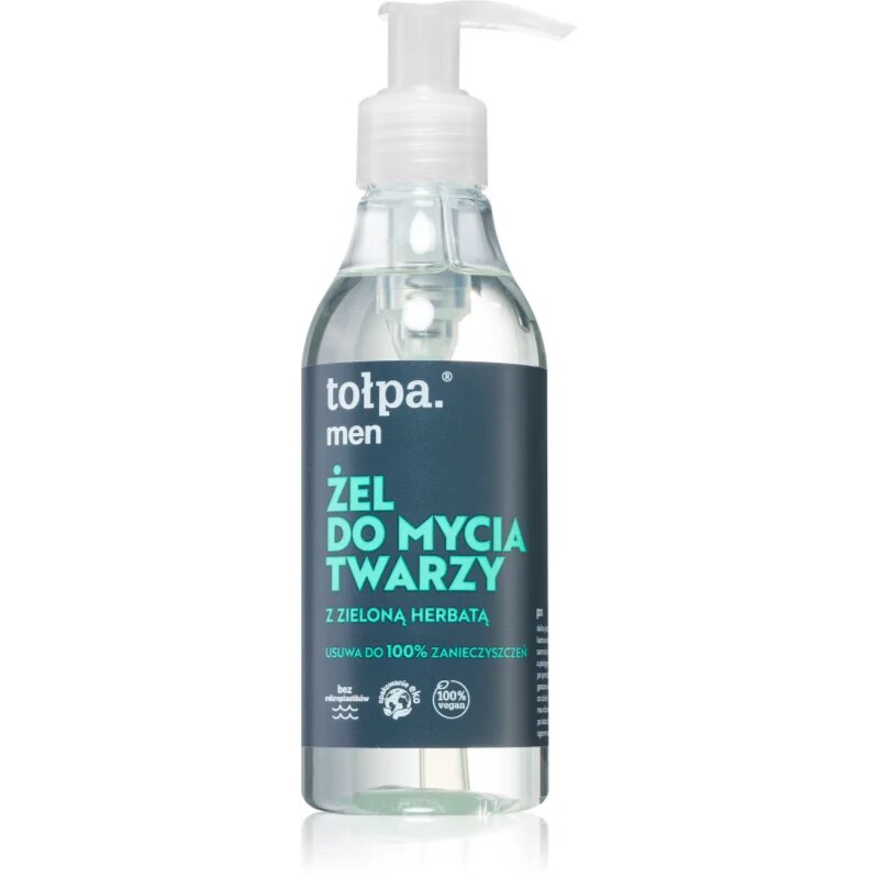 Tołpa Men čisticí pleťový gel se zeleným čajem pro muže 195 ml