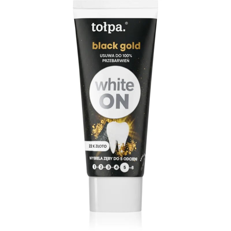 Tołpa On White Black Gold bělicí zubní pasta 20 ml