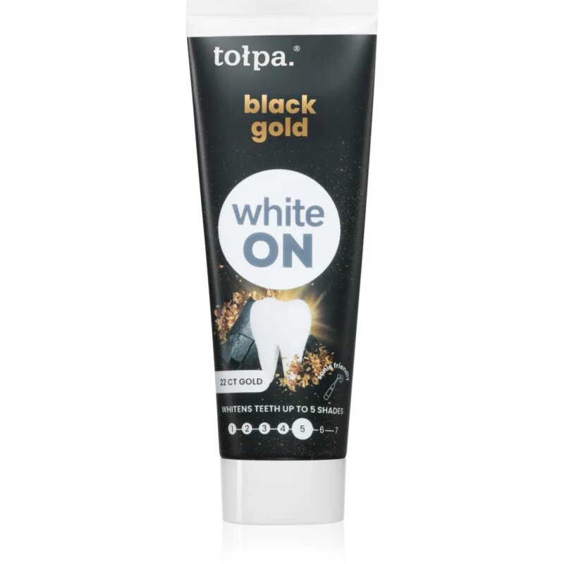 Tołpa On White Black Gold bělicí zubní pasta 75 ml