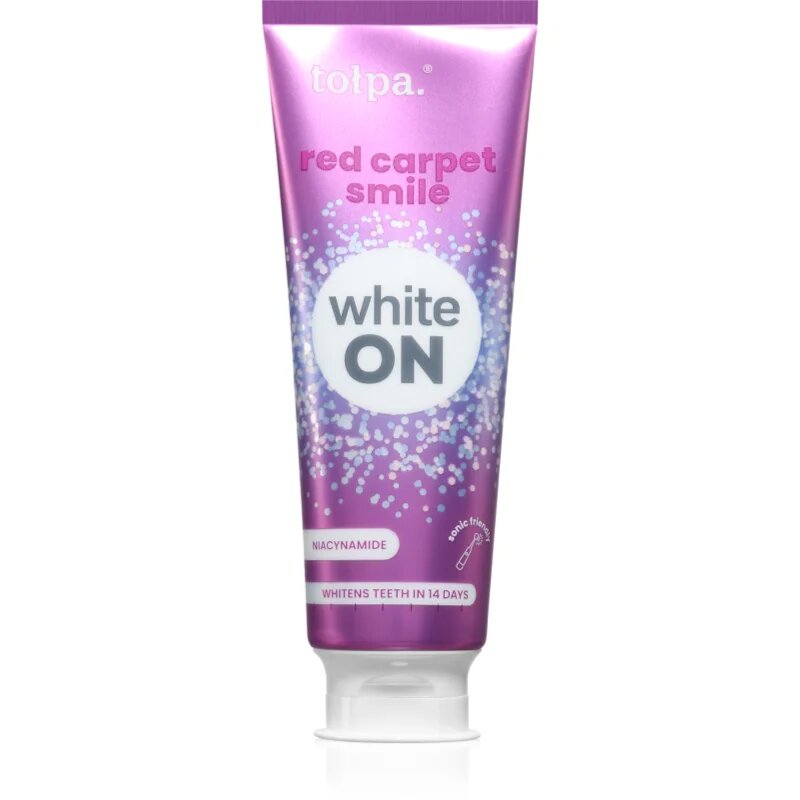 Tołpa On White Red Carpet Smile bělicí zubní pasta 75 ml