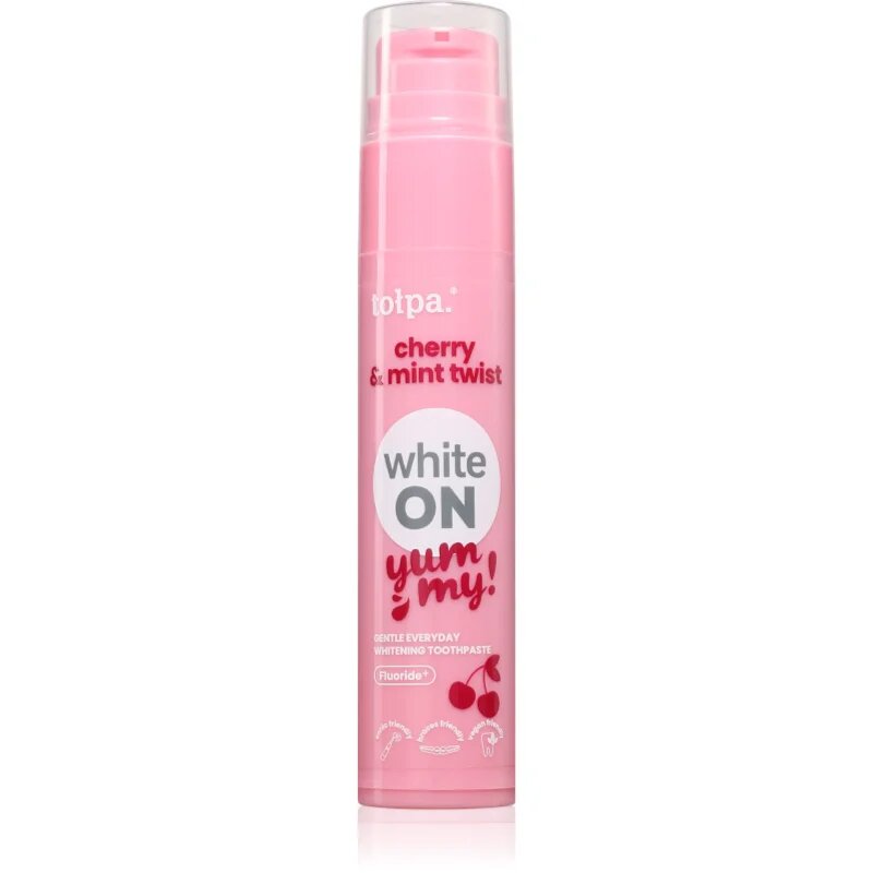 Tołpa On White Yummy bělicí zubní pasta příchuť Cherry & Mint 60 g