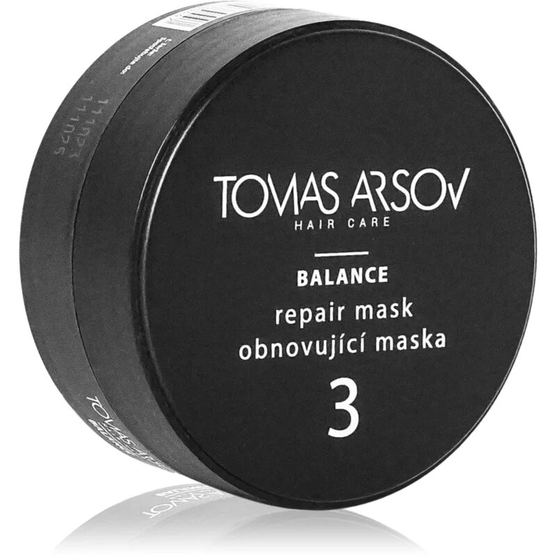 Tomas Arsov Balance Repair Mask hloubkově regenerační maska pro suché poškozené a chemicky ošetřené vlasy 100 ml