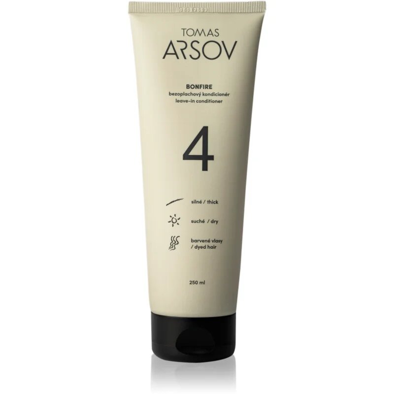 Tomas Arsov Bonfire Leave On Conditioner vyživující bezoplachový kondicionér pro jemné a poškozené vlasy 250 ml