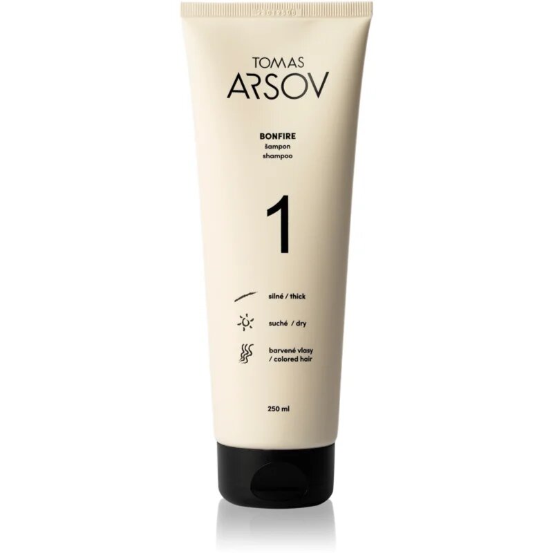 Tomas Arsov Bonfire Shampoo hydratační šampon pro ochranu barvy pro poškozené a barvené vlasy 250 ml