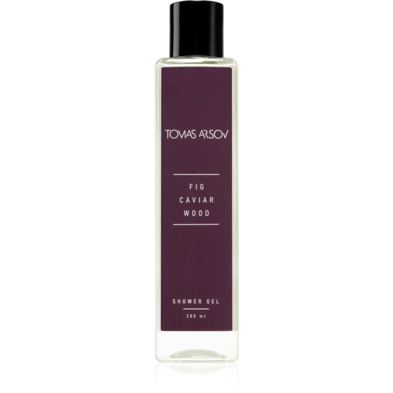 Tomas Arsov Fig Caviar Wood parfémovaný sprchový gel s povzbuzujícím účinkem 200 ml