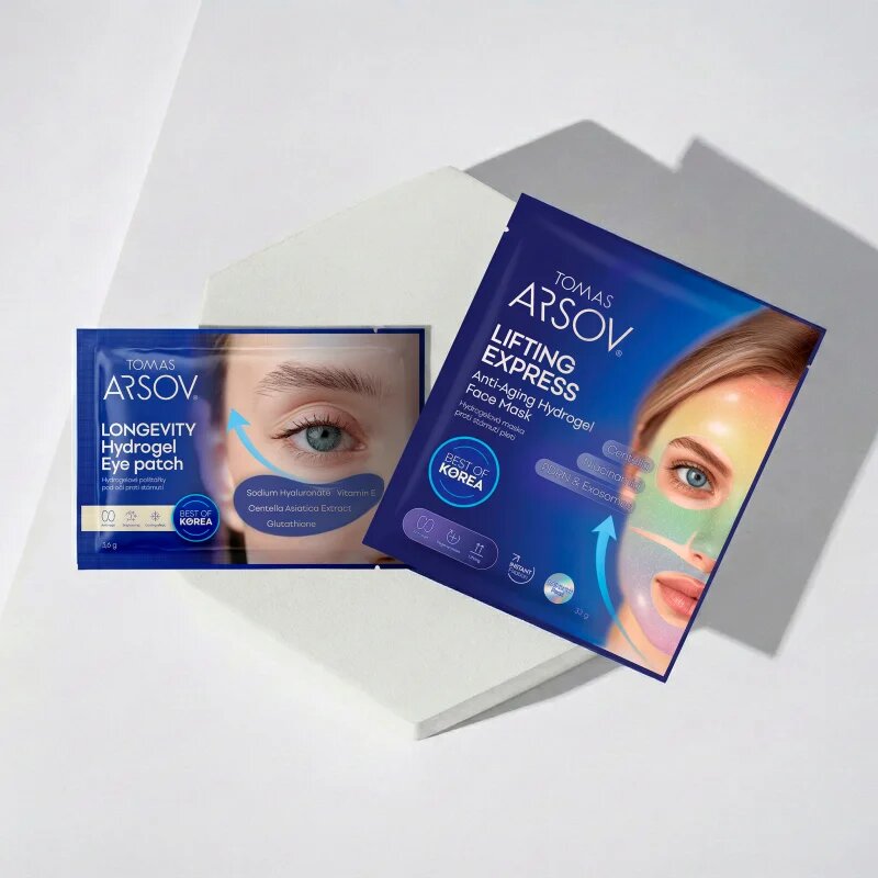 Tomas Arsov Lifting Express Anti-Aging Hydrogel Mask hydrogelová maska proti stárnutí pleti 1 ks