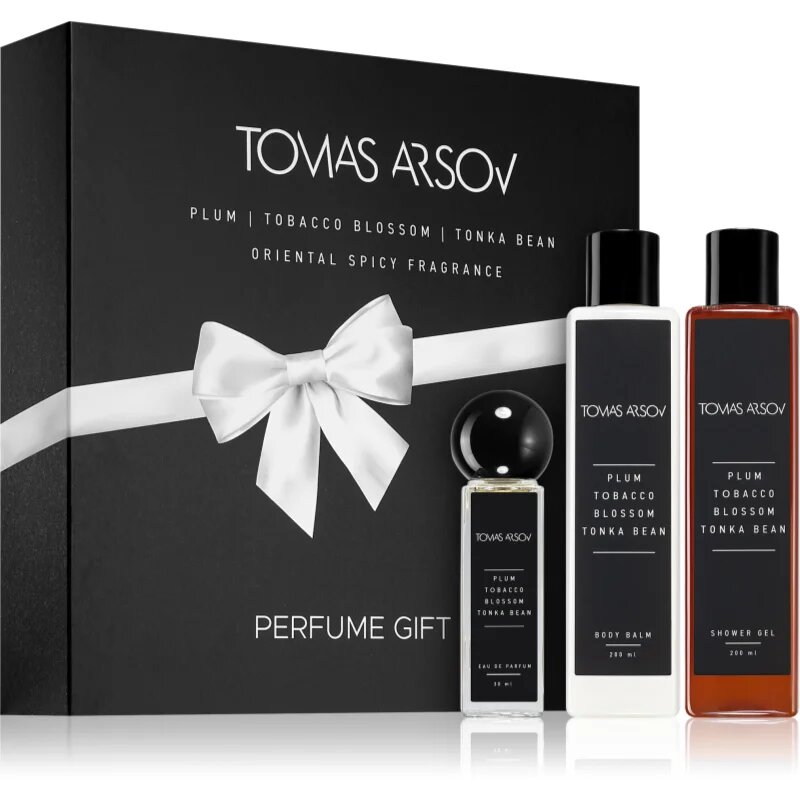 Tomas Arsov Plum Tobacco Blossom Tonka Bean dárková sada unisex 3 ks