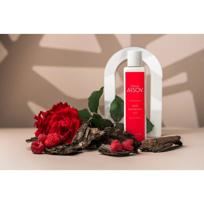 Tomas Arsov Rose Raspberry Oud Body Balm tělové mléko 200 ml