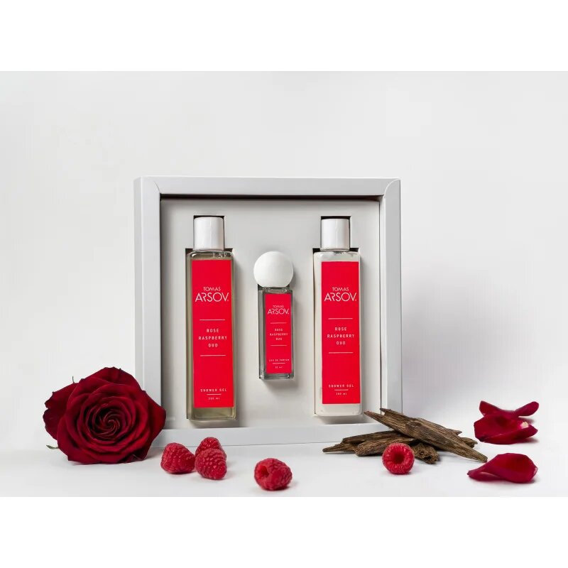 Tomas Arsov Rose Raspberry Oud dárková sada unisex unisex