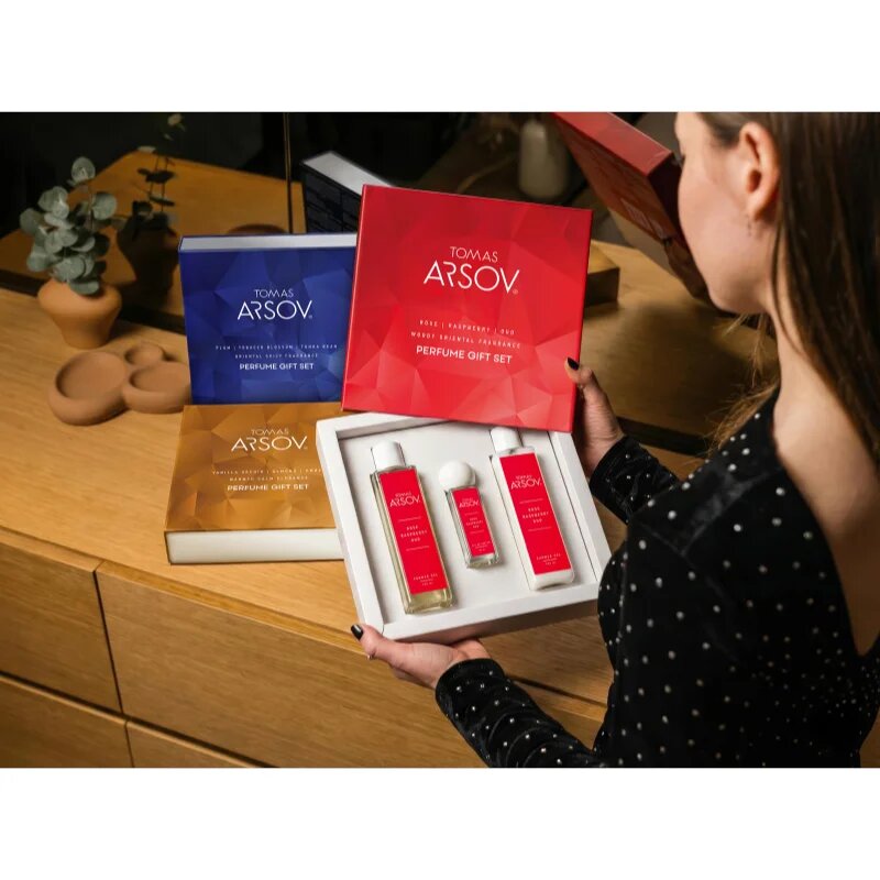 Tomas Arsov Rose Raspberry Oud dárková sada unisex unisex
