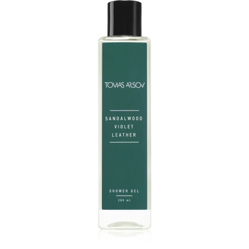 Tomas Arsov SANDALWOOD VIOLET LEATHER Shower gel parfémovaný sprchový gel s hydratačním účinkem 200 ml