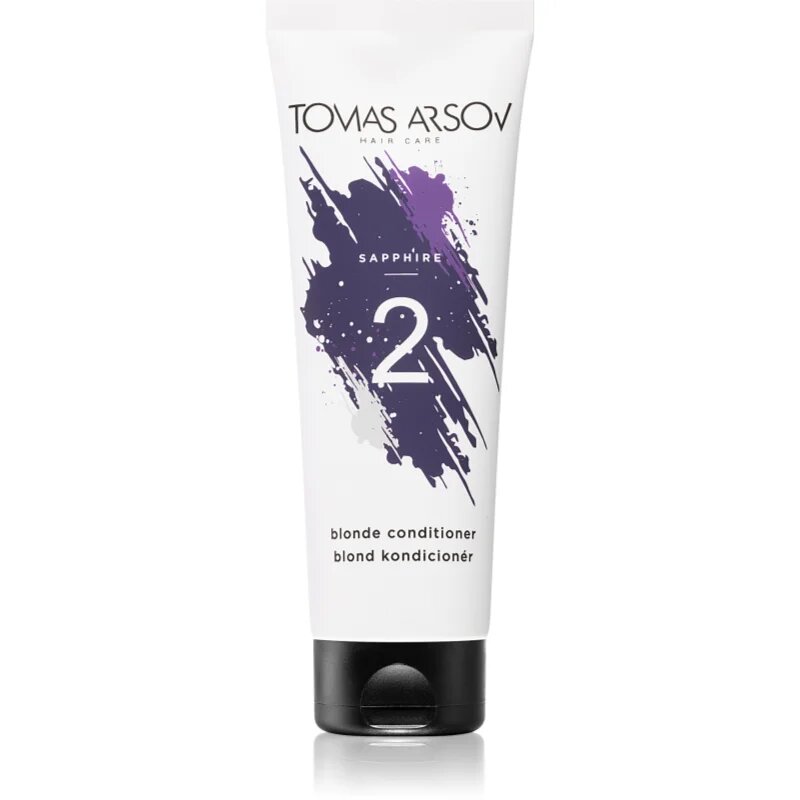 Tomas Arsov Sapphire Blonde Condicioner hloubkově vyživující kondicionér pro zesvětlené melírované studené blond vlasy 250 ml
