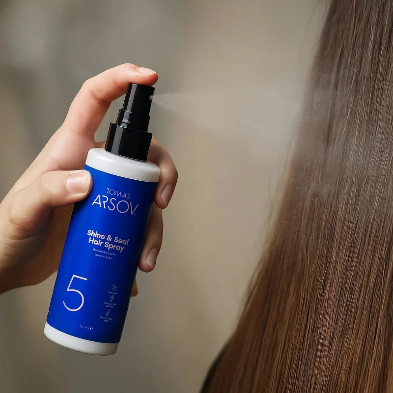 Tomas Arsov SHINE & SEAL sprej na vlasy pro lesk a hebkost vlasů 150 ml
