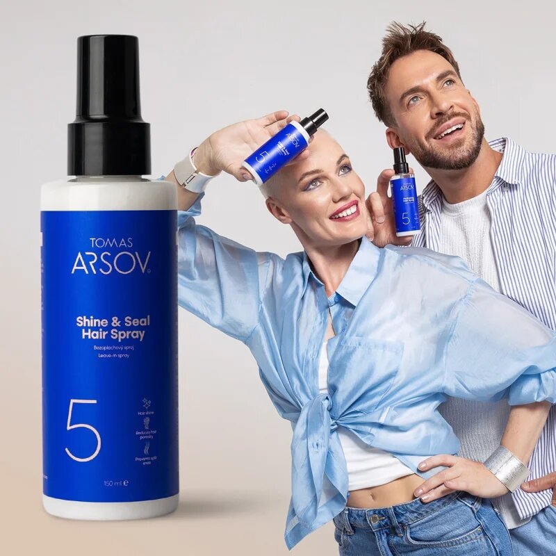Tomas Arsov SHINE & SEAL sprej na vlasy pro lesk a hebkost vlasů 150 ml