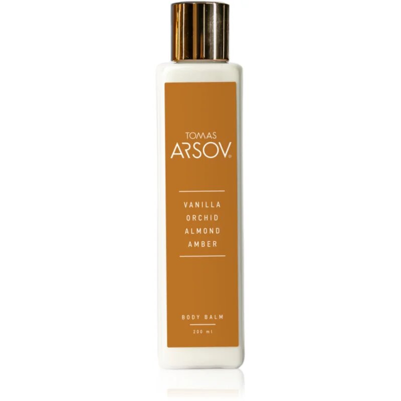 Tomas Arsov Vanilla Almond Milk Amber Body balm parfémované tělové mléko 200 ml