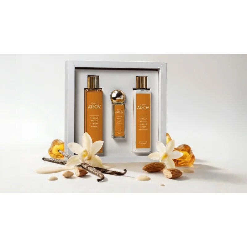 Tomas Arsov Vanilla Almond Milk Amber dárková sada unisex