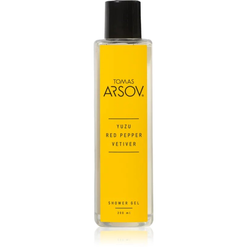 Tomas Arsov Yuzu Red Pepper Vetiver parfémovaný sprchový gel s hydratačním účinkem pro ženy 200 ml