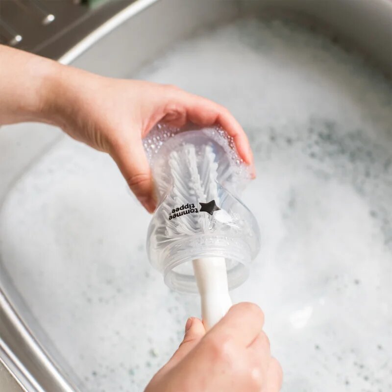 Tommee Tippee 2in1 Clean kartáč na čištění Grey 1 ks