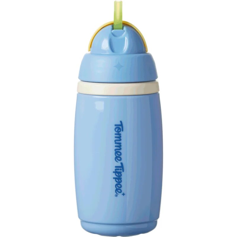 Tommee Tippee Active Cup hrnek s brčkem Blue 12m+ 1 ks